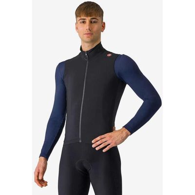 Chaleco Castelli Espresso - AW24 - Negro Claro - Chaqueta de ciclismo Chaleco Castelli Espresso - AW24 - Negro Claro - Chaqueta de ciclismo