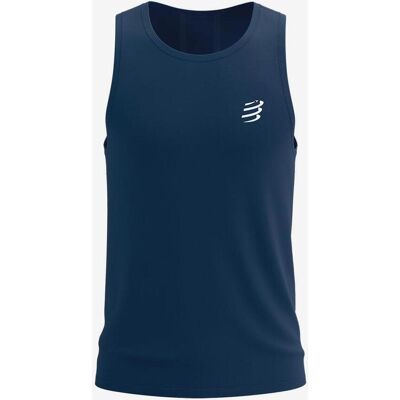 Camiseta Compressport Performance sin mangas azul oscuro - L Camiseta Compressport Performance sin mangas azul oscuro - L
