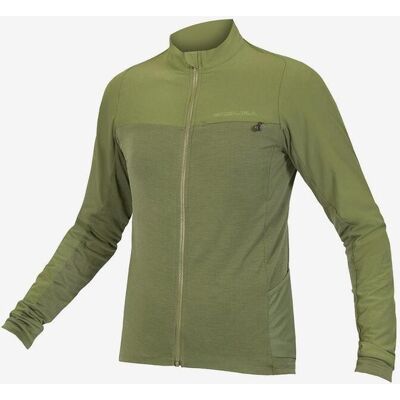 Maillot Endura GV500 manga larga verde oliva - XS Maillot Endura GV500 manga larga verde oliva - XS