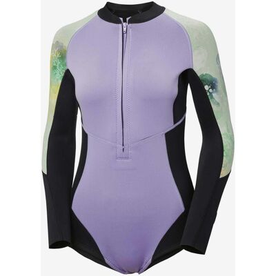 Bañador Helly Hansen Waterwear Longsleeve lila claro verde mujer - XS Bañador Helly Hansen Waterwear Longsleeve lila claro verde mujer - XS