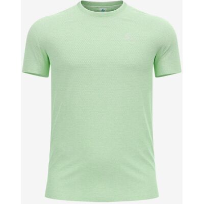 Odlo Modelo Sin Costuras Transpirable Verde Claro - Camiseta Odlo Modelo Sin Costuras Transpirable Verde Claro - Camiseta