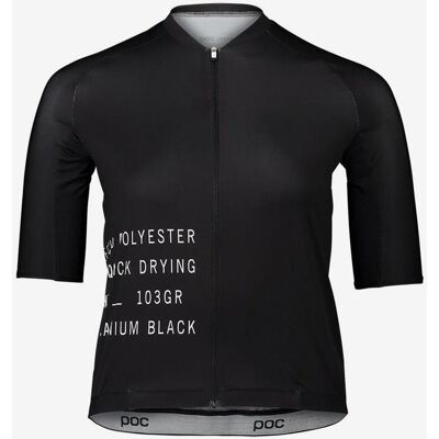 Maillot POC Pristine Print manga corta negro mujer - L Maillot POC Pristine Print manga corta negro mujer - L