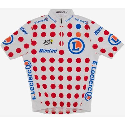 Santini Maillot montaña Tour de Francia 2026 manga corta infantil - M Santini Maillot montaña Tour de Francia 2026 manga corta infantil - M