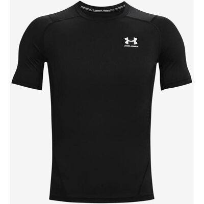 Camiseta Under Armour HeatGear Compression manga corta negro blanco - S Camiseta Under Armour HeatGear Compression manga corta negro blanco - S