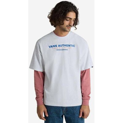Camiseta Vans Sport manga corta blanco grisáceo azul - S Camiseta Vans Sport manga corta blanco grisáceo azul - S
