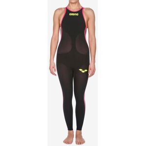 Bañador de competición Arena Powerskin R-Evo+ Full Body Long Leg Open Back negro amarillo mujer - 32 Bañador de competición Arena Powerskin R-Evo+ Full Body Long Leg Open Back negro amarillo mujer - 32