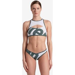 Bikini Arena Logo Brasserie blanco verde grisáceo mujer - XL Bikini Arena Logo Brasserie blanco verde grisáceo mujer - XL