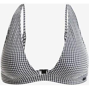 Top bikini Roxy Gingham Elongated Tri negro blanco mujer - M Top bikini Roxy Gingham Elongated Tri negro blanco mujer - M