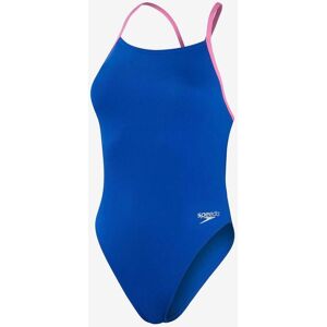 Bañador Speedo Solid Lattice-Back azul rosa mujer - 36 Bañador Speedo Solid Lattice-Back azul rosa mujer - 36