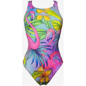 Bañador de natación Turbo Flamenco multicolor mujer - S Bañador de natación Turbo Flamenco multicolor mujer - S