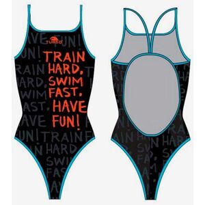 Bañador Turbo Train Hard negro mujer - L Bañador Turbo Train Hard negro mujer - L