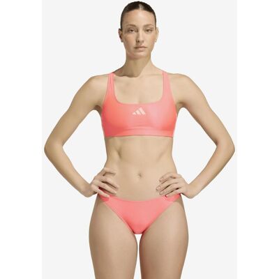 Bikini adidas 3-Stripes V-Back rosa coral mujer - 40 Bikini adidas 3-Stripes V-Back rosa coral mujer - 40