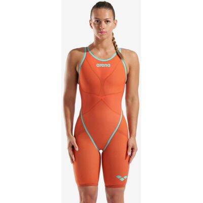 Bañador Arena Powerskin Carbon Glide Sunset Coral Open Back naranja azul pastel mujer - 38 Bañador Arena Powerskin Carbon Glide Sunset Coral Open Back naranja azul pastel mujer - 38