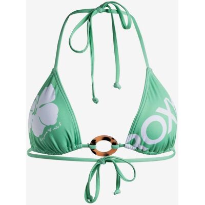 Top bikini Roxy OG Tiki verde blanco mujer - S Top bikini Roxy OG Tiki verde blanco mujer - S