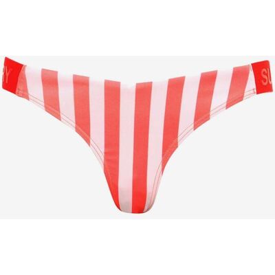 Braga bikini Superdry Cheeky rosa blanco mujer - S Braga bikini Superdry Cheeky rosa blanco mujer - S