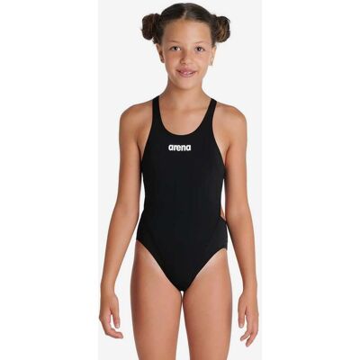 Bañador Arena Team Swim Tech Solid negro blanco niña - 6-7 Bañador Arena Team Swim Tech Solid negro blanco niña - 6-7