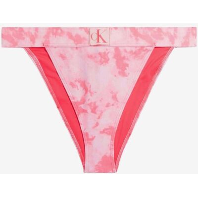 Tanga Calvin Klein High Waist CK Authentic rosa claro rosa oscuro mujer - M Tanga Calvin Klein High Waist CK Authentic rosa claro rosa oscuro mujer - M