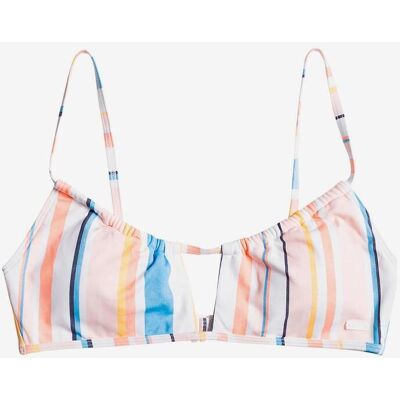 Top bikini Roxy Beach Classics blanco azul mujer - S Top bikini Roxy Beach Classics blanco azul mujer - S