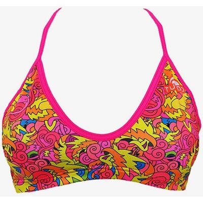 Top bikini Turbo All Dragon rosa amarillo mujer - XL Top bikini Turbo All Dragon rosa amarillo mujer - XL