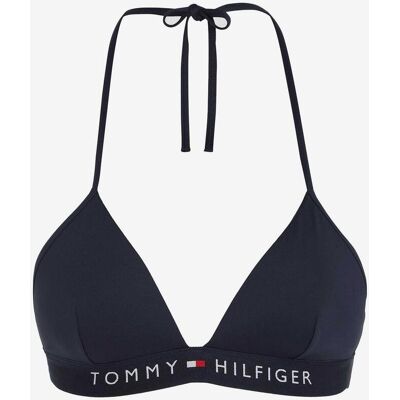 Top bikini Tommy Hilfiger Original Logo azul marino blanco mujer - XL Top bikini Tommy Hilfiger Original Logo azul marino blanco mujer - XL