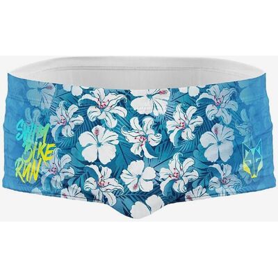 Bañador Otso Swim Bike Run Flower azul profundo blanco - L Bañador Otso Swim Bike Run Flower azul profundo blanco - L