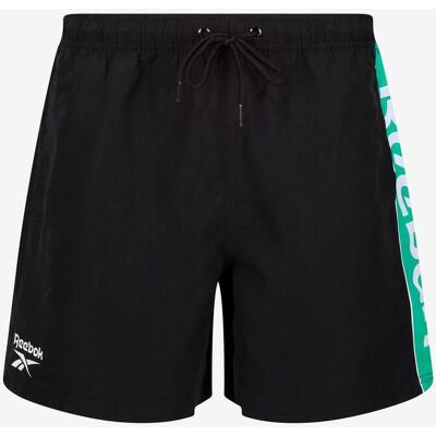 Bañador Reebok Reuben negro puro azul - S Bañador Reebok Reuben negro puro azul - S