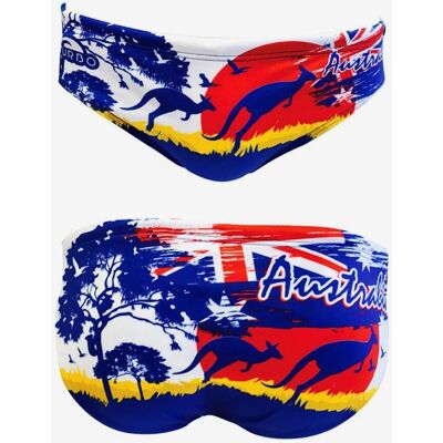 Pantalones de Baño Turbo Australia Landscape Multicolor para Hombre - Traje de natación Pantalones de Baño Turbo Australia Landscape Multicolor para Hombre - Traje de natación
