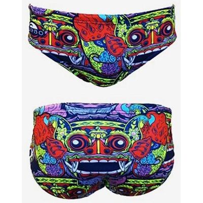 Bañador de waterpolo Turbo Bali Tribal negro - S Bañador de waterpolo Turbo Bali Tribal negro - S