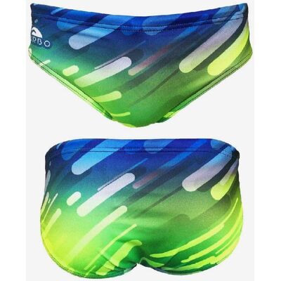 Bañador de waterpolo Turbo Blu Flash verde azul amarillo - XL Bañador de waterpolo Turbo Blu Flash verde azul amarillo - XL