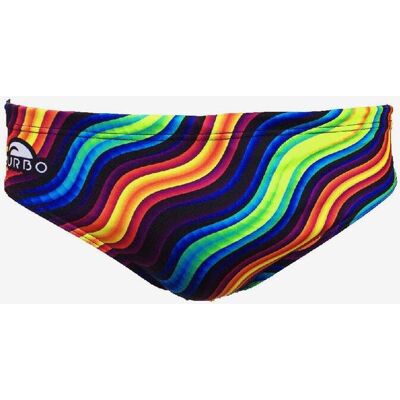 Bañador de waterpolo Turbo WP amarillo azul verde - L Bañador de waterpolo Turbo WP amarillo azul verde - L