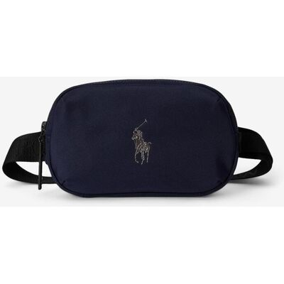 Riñonera Ralph Lauren Recycled Poly Logo-Trim azul marino negro Riñonera Ralph Lauren Recycled Poly Logo-Trim azul marino negro