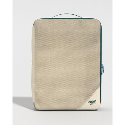 Bolsa organizadora CabinZero Classic Packing Cube 12.5L blanco turquesa Bolsa organizadora CabinZero Classic Packing Cube 12.5L blanco turquesa