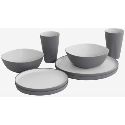 Outwell Gala 2 Person Dinner Set - Grey Mist - Juego de vajilla Outwell Gala 2 Person Dinner Set - Grey Mist - Juego de vajilla