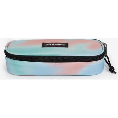 Estuche Eastpak Oval Single azul celeste rosa claro negro Estuche Eastpak Oval Single azul celeste rosa claro negro