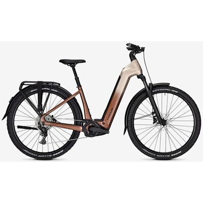 Bicicleta eléctrica Focus Aventura 6.7 Wave - Shimano CUES 600 Wh brown cream mujer - XL Bicicleta eléctrica Focus Aventura 6.7 Wave - Shimano CUES 600 Wh brown cream mujer - XL