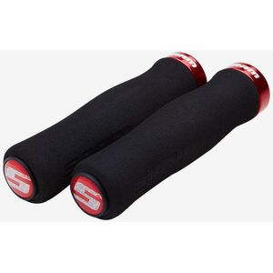 Puños SRAM Locking Grip Contour Foam 129mm MTB negro rojo Puños SRAM Locking Grip Contour Foam 129mm MTB negro rojo