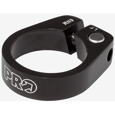Abrazadera de sillín PRO 31,8 mm aluminio negro Abrazadera de sillín PRO 31,8 mm aluminio negro
