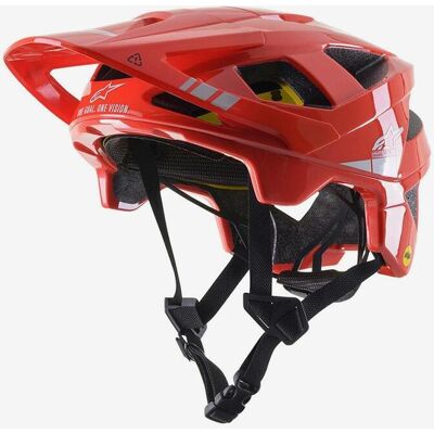 Casco Alpinestars Vector Tech MIPS rojo plata - S Casco Alpinestars Vector Tech MIPS rojo plata - S