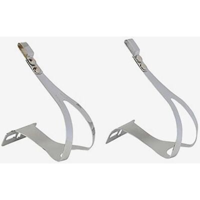 Zefal Christophe Clips para Dedo de Acero 50 - Cromo Grande/E-X-Large - Repuestos de Pedales Zefal Christophe Clips para Dedo de Acero 50 - Cromo Grande/E-X-Large - Repuestos de Pedales