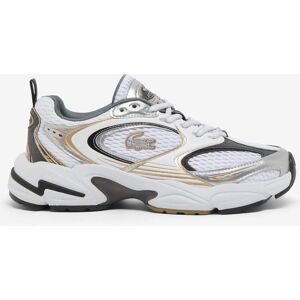 Zapatillas Lacoste Storm 96 2K blanco negro dorado mujer - 41 Zapatillas Lacoste Storm 96 2K blanco negro dorado mujer - 41