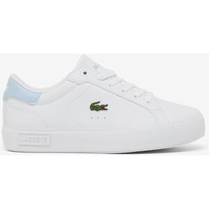 Zapatillas Lacoste Powercourt blanco azul celeste infantil - 36 Zapatillas Lacoste Powercourt blanco azul celeste infantil - 36
