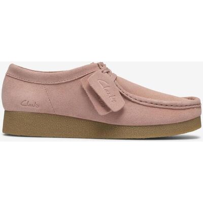Zapatos Clarks WallabeeEVOSh rosa beige mujer - 38 Zapatos Clarks WallabeeEVOSh rosa beige mujer - 38