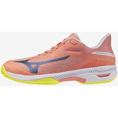 Zapatillas Mizuno Wave Exceed Court Padel rosa coral amarillo mujer - 34.5 Zapatillas Mizuno Wave Exceed Court Padel rosa coral amarillo mujer - 34.5