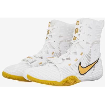 Botas de boxeo Nike Hyperko 3 blanco amarillo negro - 41 Botas de boxeo Nike Hyperko 3 blanco amarillo negro - 41