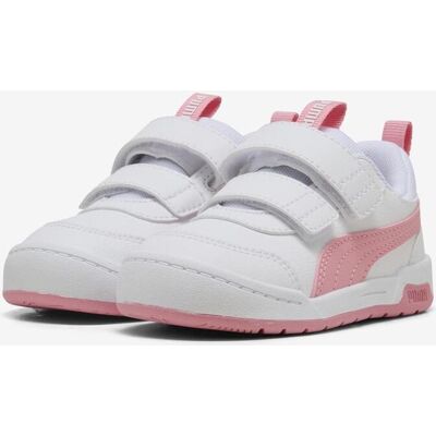 Zapatillas Puma Multiflex 2 SL V blanco rosa bebé - 22 Zapatillas Puma Multiflex 2 SL V blanco rosa bebé - 22