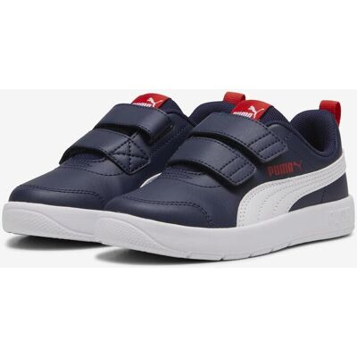 Zapatillas Puma Courtflex V3 azul marino infantil - 33 Zapatillas Puma Courtflex V3 azul marino infantil - 33