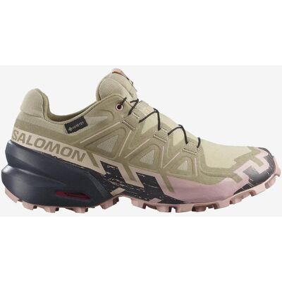 Zapatillas Salomon Speedcross 6 GORE-TEX beige rosa claro mujer - 39(1/3) Zapatillas Salomon Speedcross 6 GORE-TEX beige rosa claro mujer - 39(1/3)