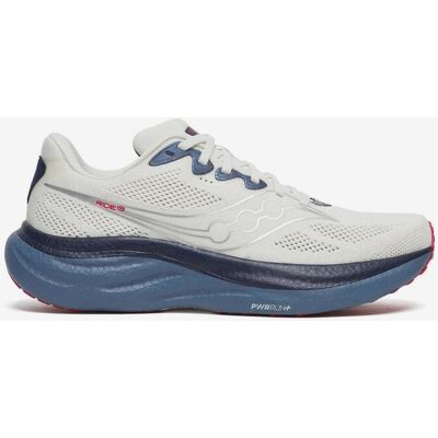 Zapatillas Saucony Ride 19 blanco azul - 43 Zapatillas Saucony Ride 19 blanco azul - 43