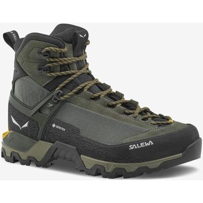 Botas Salewa MTN Trainer 3 Tech Mid GORE-TEX verde caña negro - 44 Botas Salewa MTN Trainer 3 Tech Mid GORE-TEX verde caña negro - 44