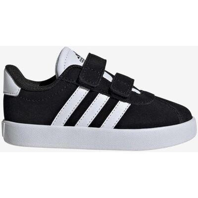 Zapatillas adidas VL Court 2.0 negro puro blanco bebé - 25 Zapatillas adidas VL Court 2.0 negro puro blanco bebé - 25